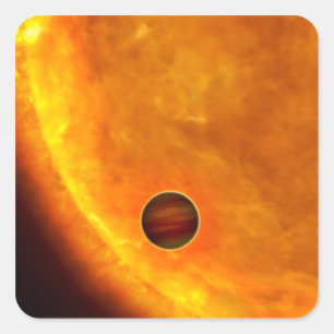 Sticker Carré Une planète de taille Jupiter