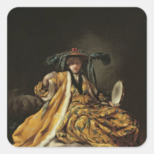 Sticker Carré Une Sultanine grecque, 1748