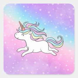 Sticker Carré Unicorn Party Collection!