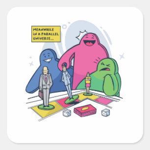 STICKER CARRÉ UNIVERS DE MEEPLE