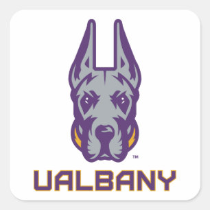 Sticker Carré Université d'Albany Great Danes