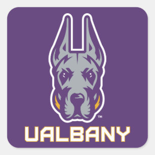 Sticker Carré Université d'Albany Great Danes