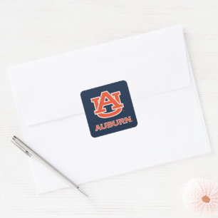 Sticker Carré Université d'Auburn   AU Auburn