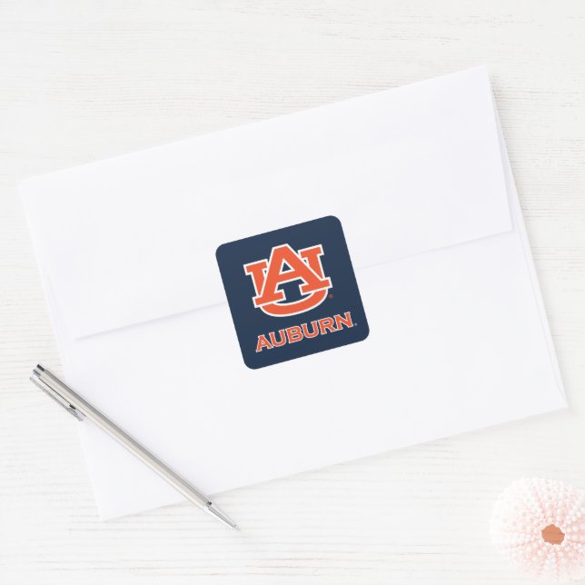 Sticker Carré Université d'Auburn | AU Auburn (Enveloppe)