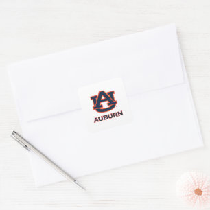 Sticker Carré Université d'Auburn   AU Auburn