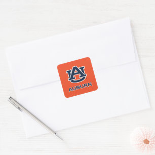 Sticker Carré Université d'Auburn   AU Auburn