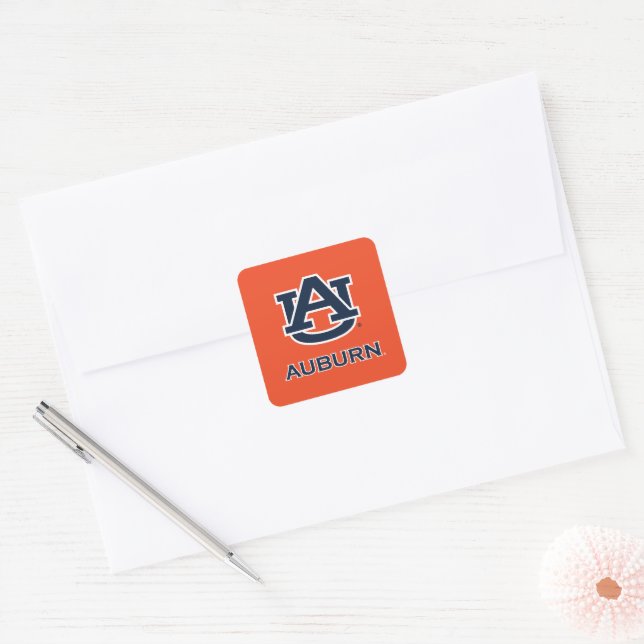 Sticker Carré Université d'Auburn | AU Auburn (Enveloppe)