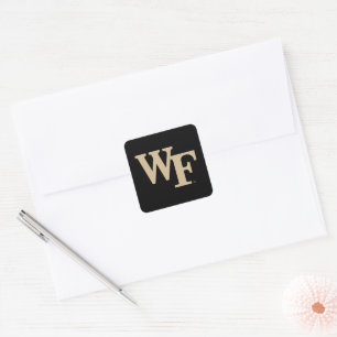 Sticker Carré Université Wake Forest   WF