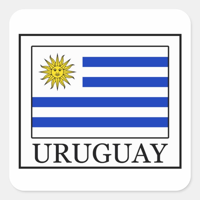 Sticker Carré Uruguay (Devant)
