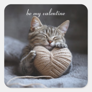 Sticker Carré valentine