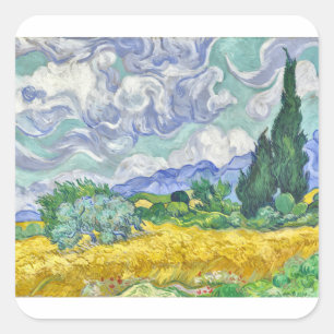 Sticker Carré Van gogh