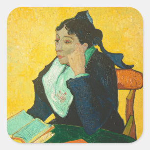 Sticker Carré Van Gogh - Madame Joseph-Michel Ginoux,