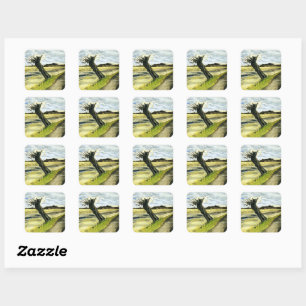Sticker Carré Van Gogh - Pollard Willow