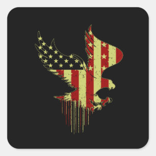 Sticker Carré Vector nous n'oublierons jamais, jour du patriote.
