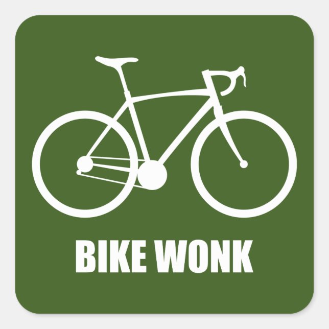 Sticker Carré Vélo Wonk (Devant)