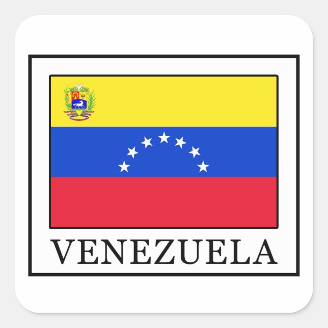 Sticker Carré Venezuela (Devant)