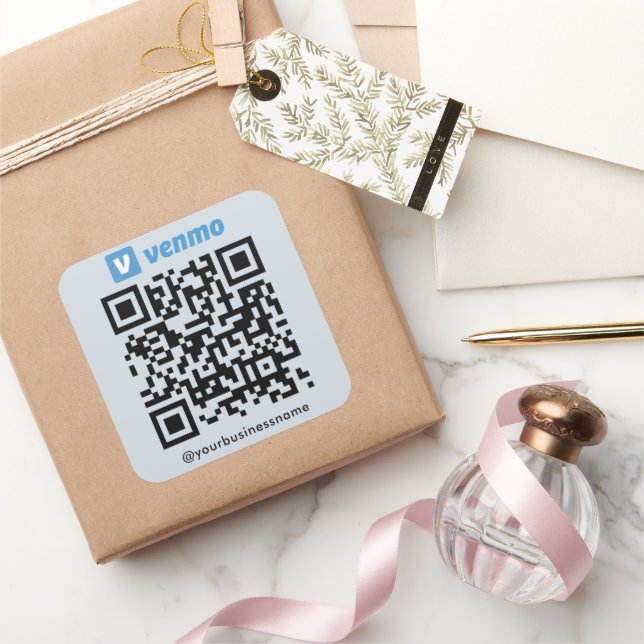 Sticker Carré Venmo QR Code paiement numérisation pour payer la  (Cadeaux)