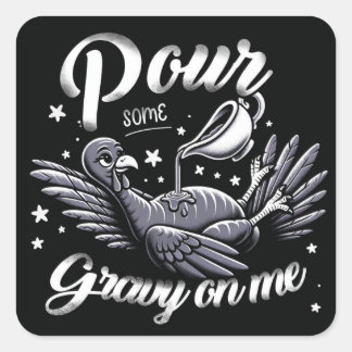 Sticker Carré Verser Un Peu De Gravité Sur Moi Bouton Vers Le Ha