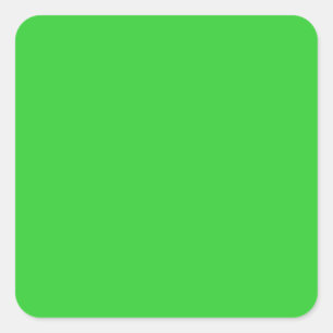 Sticker Carré Vert citron