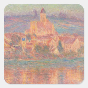 Sticker Carré Vétheuil (1901) Claude Monet Impressionnisme