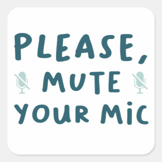 Sticker Carré Veuillez Modifier Votre Mémoire