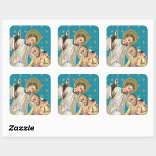 Sticker Carré Victime de St. Aloysius Gonzaga & Plague (M 006)