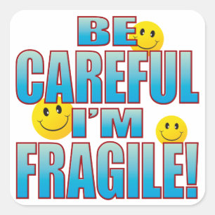 Sticker Carré Vie fragile B