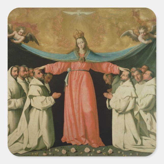 Sticker Carré Vierge de Misericordia (Devant)