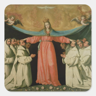 Sticker Carré Vierge de Misericordia