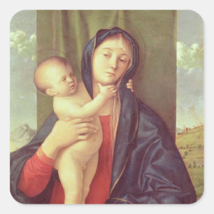 Sticker Carré Vierge et enfant, ch.1487