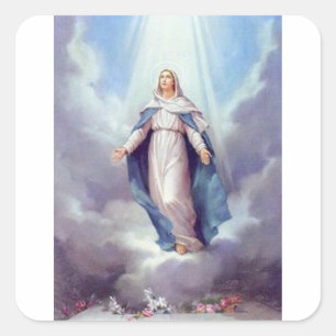 Sticker Carré Vierge Marie