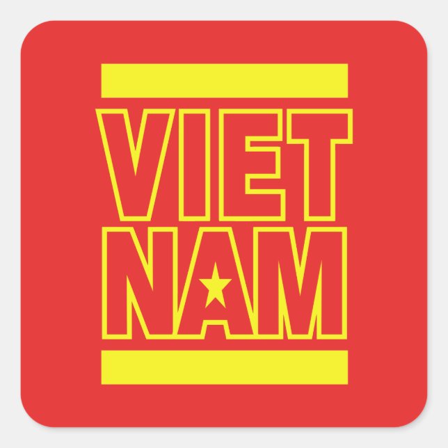 STICKER CARRÉ VIETNAM (Devant)