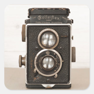Sticker Carré Vintage Rolleiflex
