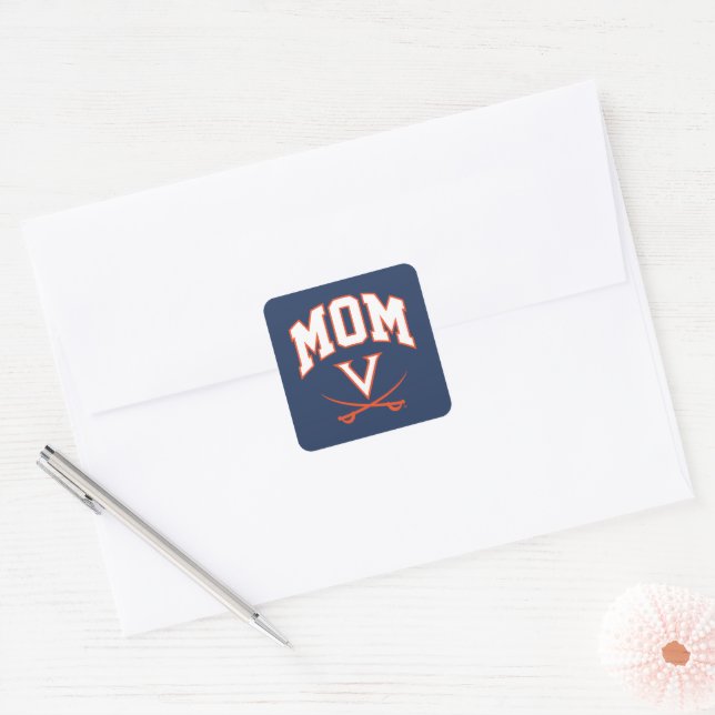 Sticker Carré Virginia Cavaliers (Enveloppe)