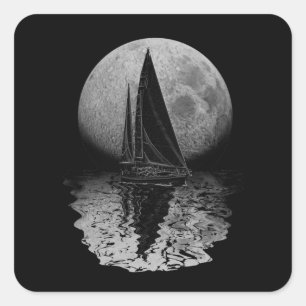 Sticker Carré Voile de minuit
