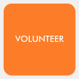 STICKER CARRÉ VOLONTAIRE