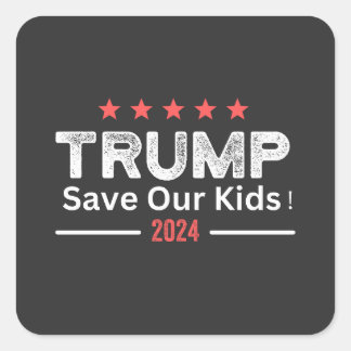 Sticker Carré vote pour trump 2024