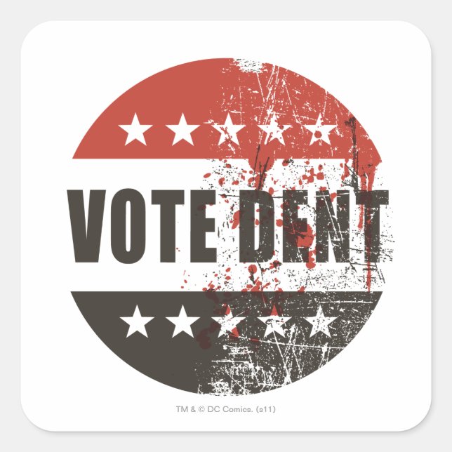 Sticker Carré Voter la vignette (Devant)