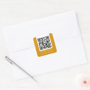 Sticker Carré Votre code QR d'entreprise