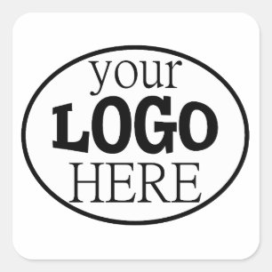 Sticker Carré Votre logo d'entreprise personnalisé