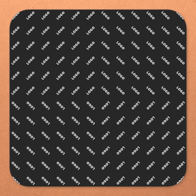 Sticker Carré Votre logo ou image téléchargé | Patten moderne (Créateur téléchargé)