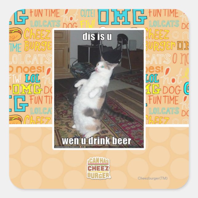 Sticker Carré vous (Devant)