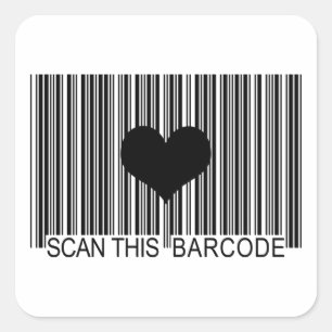 STICKER CARRÉ VOUS ME MANQUEZ BARCODE