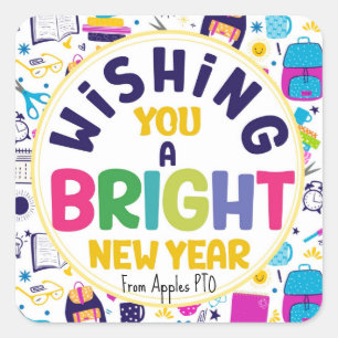 Sticker Carré vous souhaite bonne année