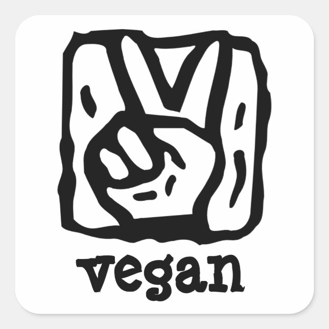 STICKER CARRÉ VOYAGE DE LA PAIX V POUR VÉGÉN (Devant)