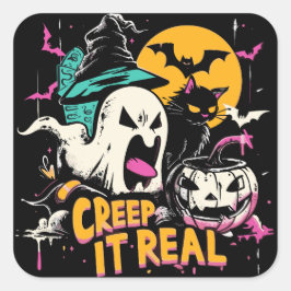 Sticker Carré Vraie | ExDesigner | Halloween