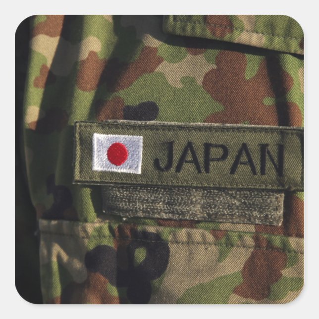 Sticker Carré Vue de gros plan 2 (Devant)