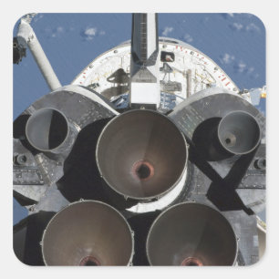 Sticker Carré Vue des trois moteurs principaux