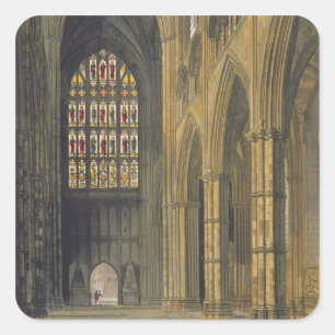 Sticker Carré Vue intérieure de l'abbaye de Westminster