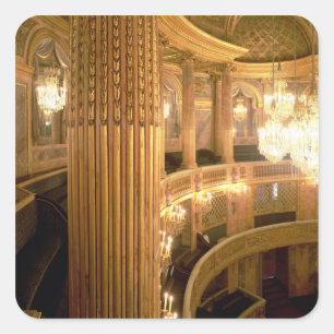 Sticker Carré Vue intérieure de l'Opéra vers l'extérieur